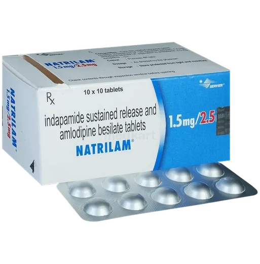 natrilam 2.5mg tablet 10's